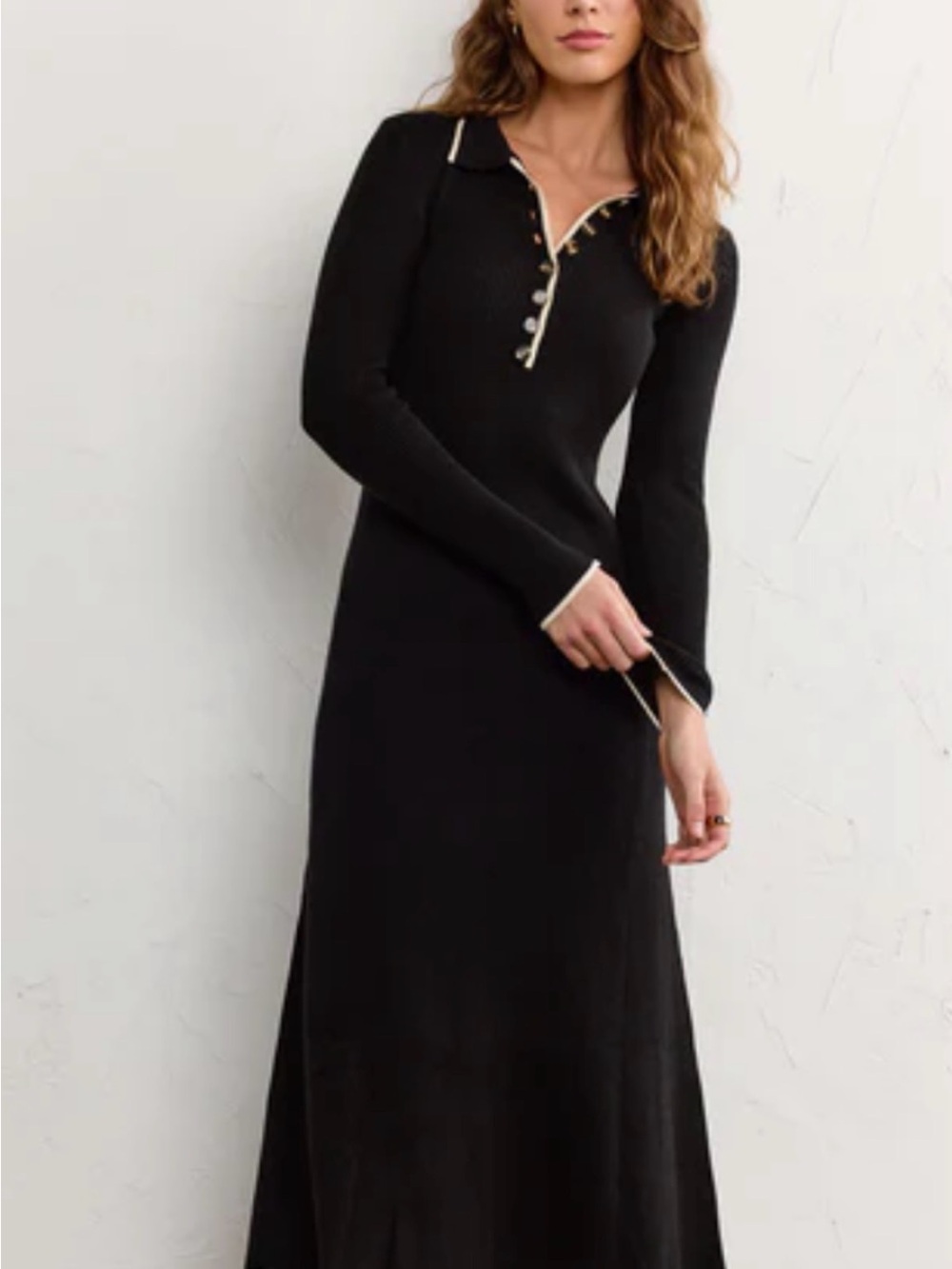 New York and Company Ribbed Maxi Dress